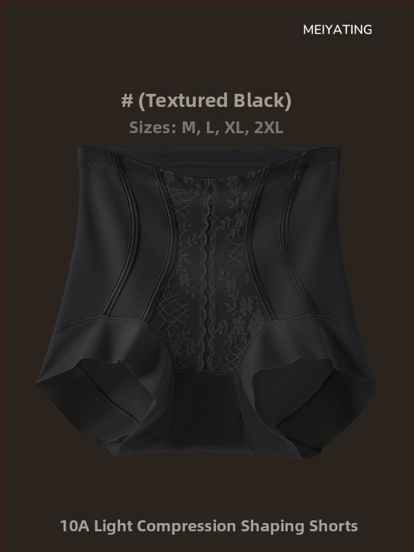 Kergelt survestatud kõrge vöökohaga nikerduspüksid kõhu toonimiseks ja puusa tõstmiseks keha salendav 10A antibakteriaalne mooruspuu siidist alumine jalgevahe naiste aluspesu vormimine