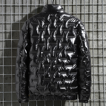 Νέο χειμερινό μπουφάν με βαμβακερή επένδυση για άνδρες, νεανικό μονόχρωμο παλτό, φθινοπωρινό και χειμωνιάτικο, ζεστό, ανθεκτικό στο κρύο, απλό, βαμβακερό μπουφάν σε απόθεμα.