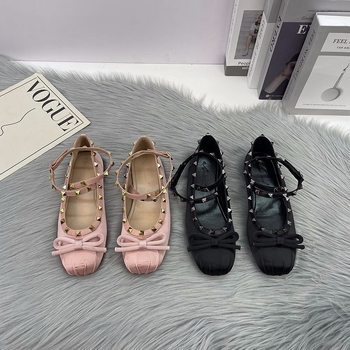 Εσωτερικό Ύψος Μικρό Σατέν Καλοκαιρινά Παπούτσια Μονής Επίστρωσης Γυναικεία Νέα Γαλλικά Στυλ Ρετρό Απαλό Στυλ Μπαλέτου Νεράιδας Παπούτσια Mary Jane