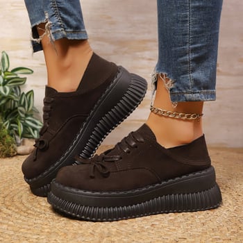 Pantofi Mary Jane pentru femei, cu talpă groasă și toc înalt, primăvara 2025, cu platformă, model casual și arcuri