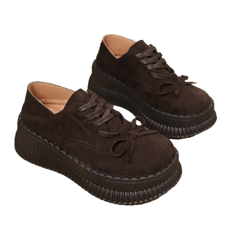 Pantofi Mary Jane pentru femei, cu talpă groasă și toc înalt, primăvara 2025, cu platformă, model casual și arcuri