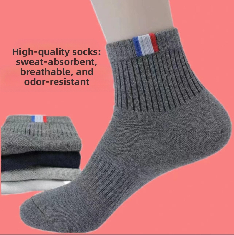 Ανδρικές κάλτσες μέχρι τη μέση της γάμπας, φθινοπωρινό και χειμερινό στυλ, μακριές κάλτσες, αντιοσμητικές, μοντέρνες αθλητικές κάλτσες μπάσκετ, αναπνεύσιμες, απορροφητικές του ιδρώτα ανδρικές κάλτσες