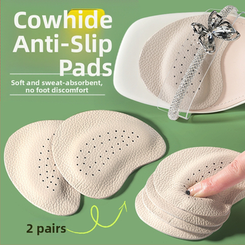 Sandaalid Libisemisvastane padi Naiste kõrged kontsad Sandaalid Esijala padi Valuvastane Higistamine Libisemisvastane Suuruse vähendatud isekleepuv loomanahast poolsuuruses padi Suvine