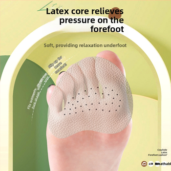 Sandaalid Libisemisvastane padi Naiste kõrged kontsad Sandaalid Esijala padi Valuvastane Higistamine Libisemisvastane Suuruse vähendatud isekleepuv loomanahast poolsuuruses padi Suvine