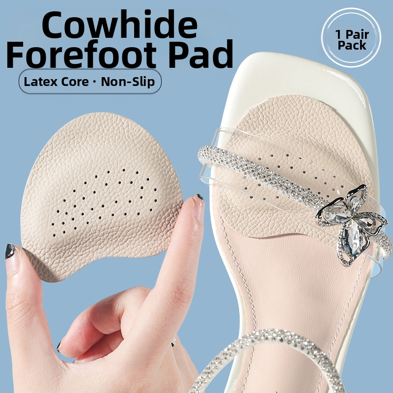 Sandaalid Libisemisvastane padi Naiste kõrged kontsad Sandaalid Esijala padi Valuvastane Higistamine Libisemisvastane Suuruse vähendatud isekleepuv loomanahast poolsuuruses padi Suvine