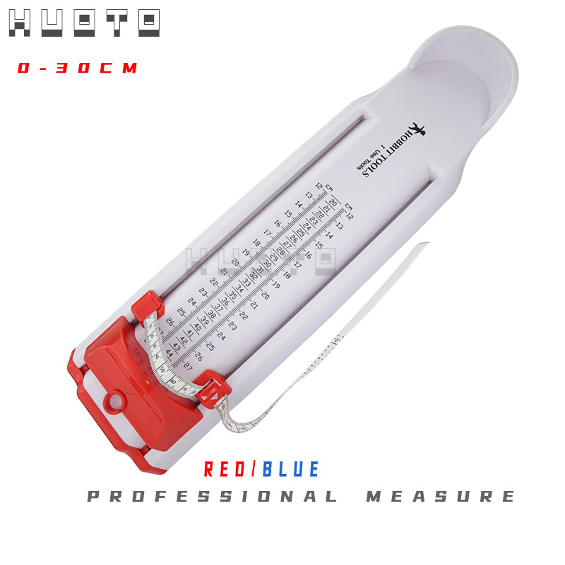 HUOTO 140-325mm jauns materiāls pieaugušo pēdu mērīšanas lineāls pēdas garuma mērīšanas instruments