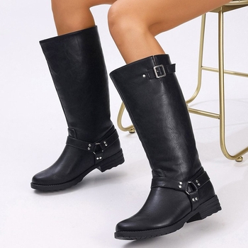 2025. Nove prekogranične izvozne ležerne elegantne, viteške čizme lako kontroliraju ležerni stil na radnom mjestu!