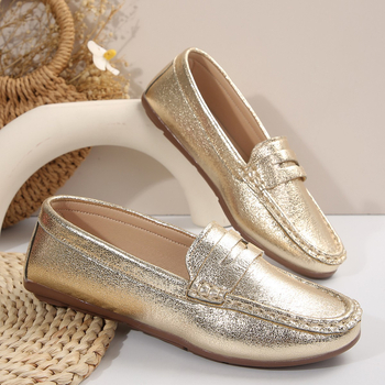 Cipele s mekim potplatom i ravnom petom, kapa za proljeće 2025., nova ženska vanjska odjeća, izvoz, ležerna, velika veličina, udobne majčine cipele na veliko