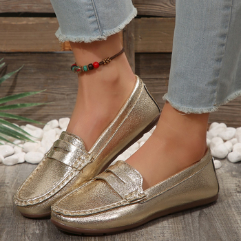 Παπούτσια Beanie με μαλακή σόλα και φλατ τακούνι, άνοιξη 2025, νέα γυναικεία εξωτερικά ρούχα, εξαγωγή, casual, μεγάλο μέγεθος, άνετα παπούτσια για μητέρες, χονδρική πώληση