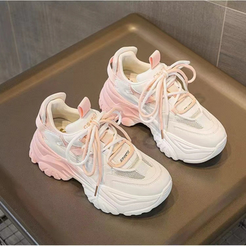 Γυναικεία αθλητικά παπούτσια με μαλακή σόλα, νέα προϊόντα Four Seasons 2025, μοντέρνα, ελαφριά παπούτσια Torre με ψηλή σόλα και χοντρή σόλα.