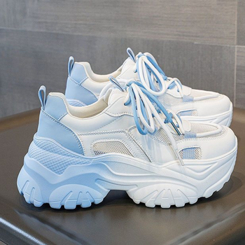 Γυναικεία αθλητικά παπούτσια με μαλακή σόλα, νέα προϊόντα Four Seasons 2025, μοντέρνα, ελαφριά παπούτσια Torre με ψηλή σόλα και χοντρή σόλα.