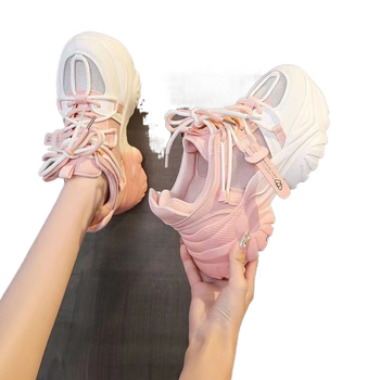 Γυναικεία αθλητικά παπούτσια με μαλακή σόλα, νέα προϊόντα Four Seasons 2025, μοντέρνα, ελαφριά παπούτσια Torre με ψηλή σόλα και χοντρή σόλα.