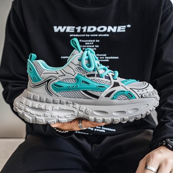 Vasaras jauni, moderni vīriešu elpojoši, sietveida, biezas zoles, augstumu palielinoši, sporta, ērti, moderni, tēta apavi, ikdienas apavi, vīriešu apavi