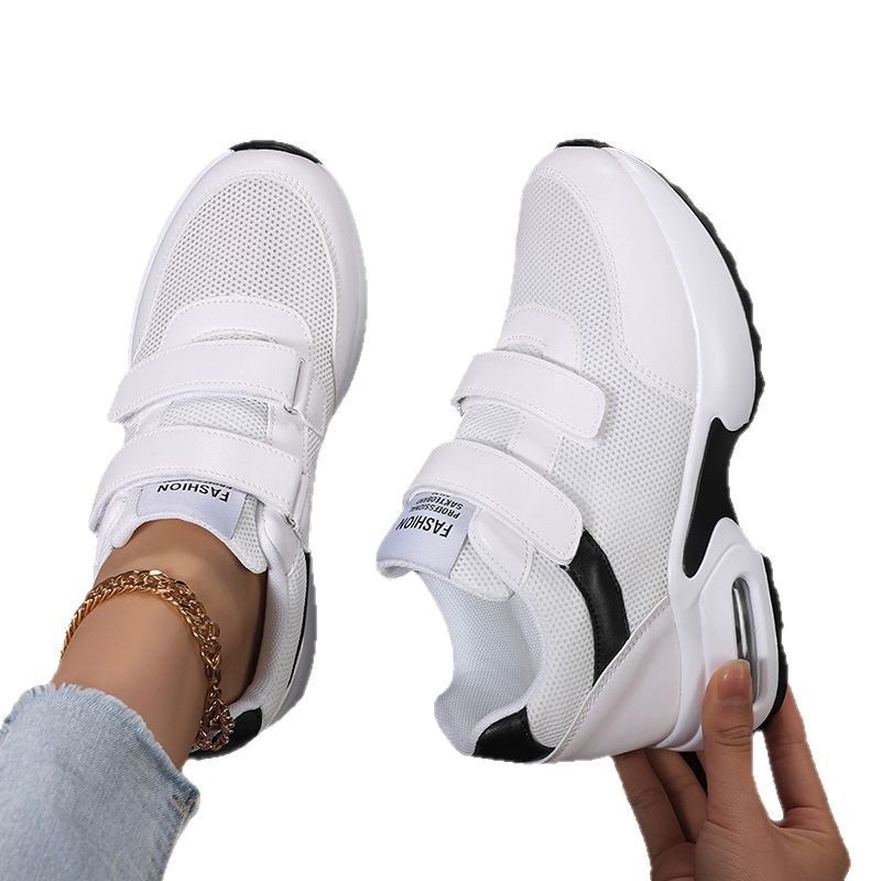 Bijele cipele prekogranične visine, ženske modne cipele za proljeće i jesen 2025., nove, svestrane ležerne tenisice s debelim potplatom za ženske cipele