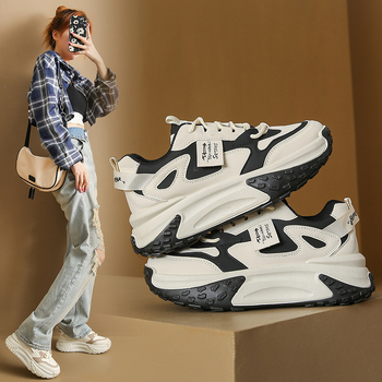 Padidinti „Torre“ batai moterims, madingi „Ins All-match 2024“ nauji rudens kvėpuojantys batai, moteriški storapadžiai europietiški sportbačiai