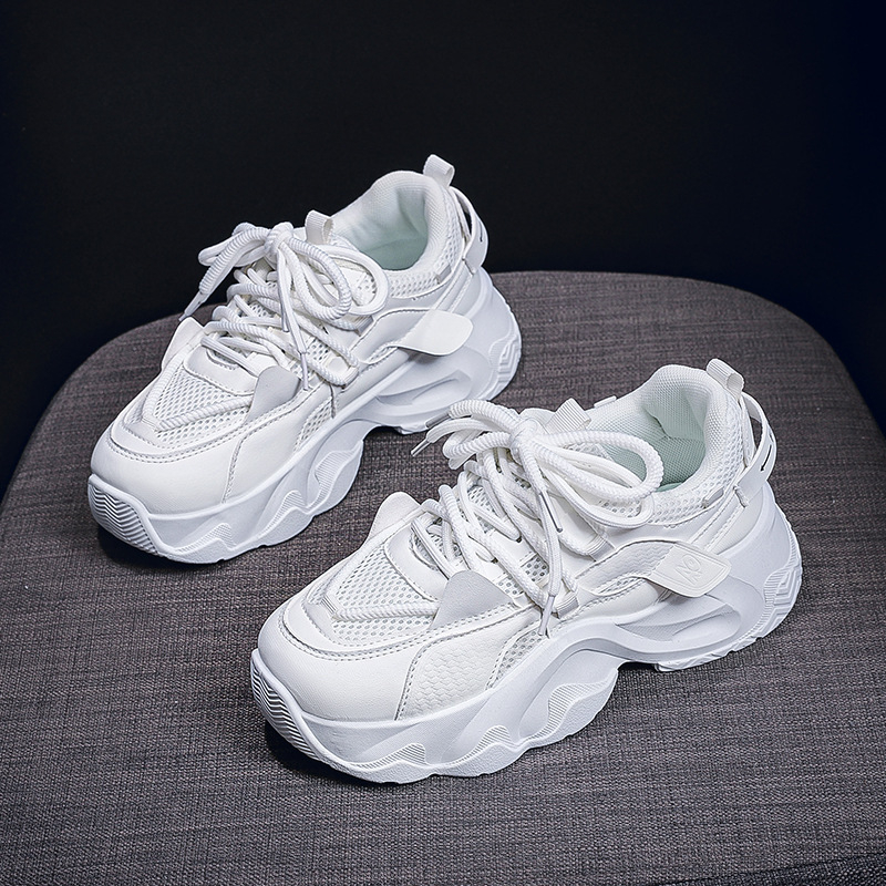 Ins korejska verzija novih torre cipela za žene jesen 2024. studentice Joker povećane bijele ležerne tenisice FB3306