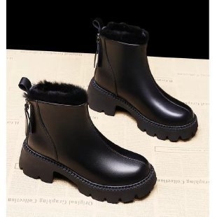 Nove čizme iz 2023. s flis podstavom, debele pamučne cipele, zima, zimske čizme, čizme za snijeg, ženske cipele s debelim dnom, Martin čizme, zimske cipele