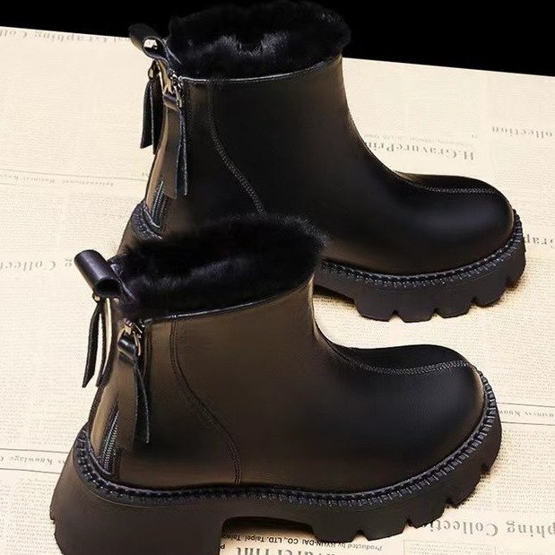 Nove čizme iz 2023. s flis podstavom, debele pamučne cipele, zima, zimske čizme, čizme za snijeg, ženske cipele s debelim dnom, Martin čizme, zimske cipele