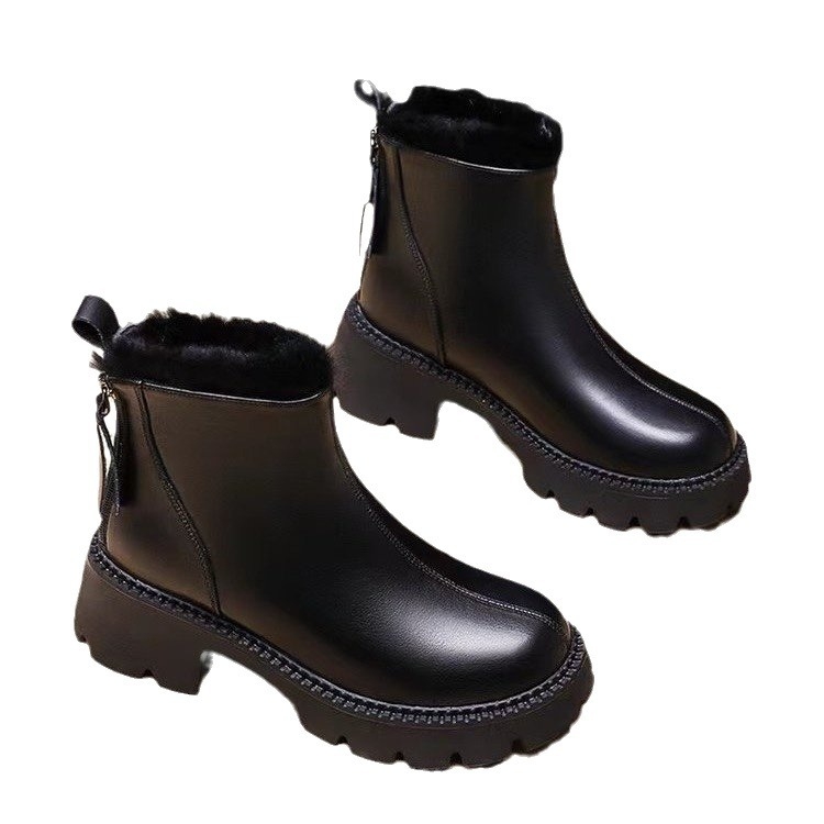 Nove čizme iz 2023. s flis podstavom, debele pamučne cipele, zima, zimske čizme, čizme za snijeg, ženske cipele s debelim dnom, Martin čizme, zimske cipele