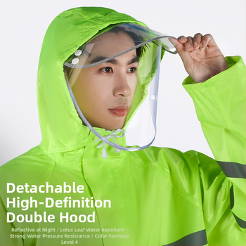 Integreeritud sanitaartehnika vihmamantel jalgrattasõiduks, elektriratta vihmamantel, täiskeha katva Oxford-kangast matkamiseks, paksendatud, spetsiaalne jalgrattasõiduks