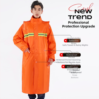 Integreeritud sanitaartehnika vihmamantel jalgrattasõiduks, elektriratta vihmamantel, täiskeha katva Oxford-kangast matkamiseks, paksendatud, spetsiaalne jalgrattasõiduks