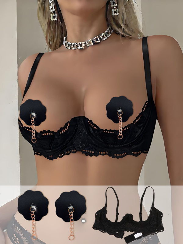 Europos ir Amerikos užsienio prekybos seksualių apatinių gamintojų didmeninė prekyba karštomis merginomis su push-up permatoma, neslystanti plona nėriniuota liemenėlė