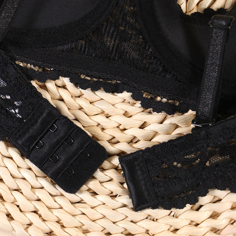 Europos ir Amerikos užsienio prekybos seksualių apatinių gamintojų didmeninė prekyba karštomis merginomis su push-up permatoma, neslystanti plona nėriniuota liemenėlė