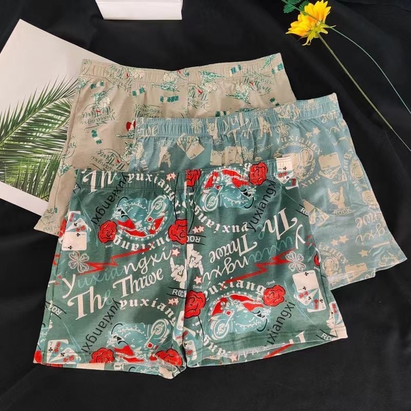 Pantaloni la modă cu săgeată, lenjerie intimă pentru bărbați, boxeri respirabili, lejeri, băieți, tineri, personalizați, imprimați, la modă