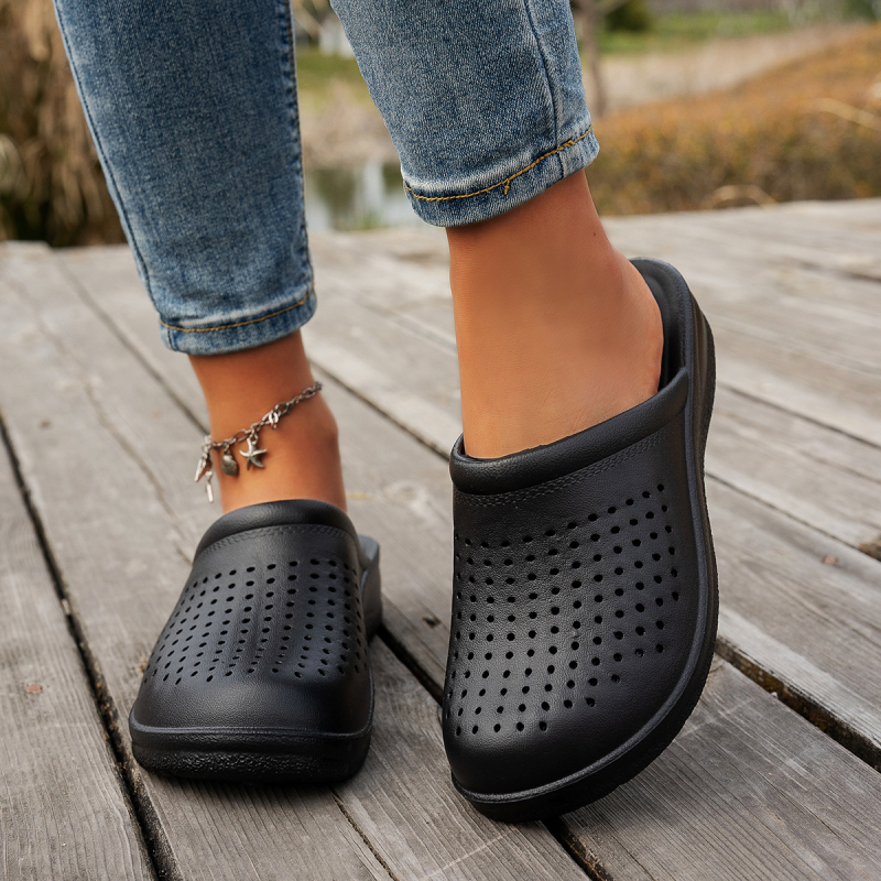 Lauko moteriškos šlepetės, vieno dydžio, storo padu, vasariniai, nauji slaugytojų viršutiniai drabužiai, madingi moteriški batai, balti batai