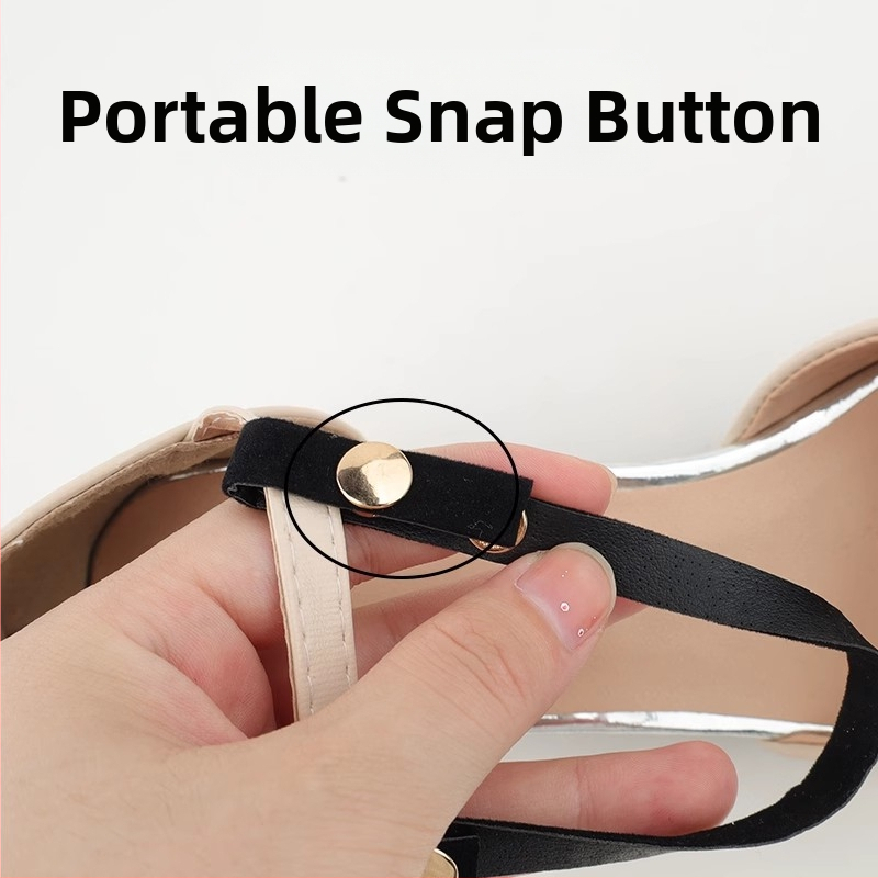 Сандали с каишка на петата, чехли, модифицирани сандали, регулируеми сандали, твърде големи, фиксирана катарама за обувки, против падане на петата, завързани връзки за обувки