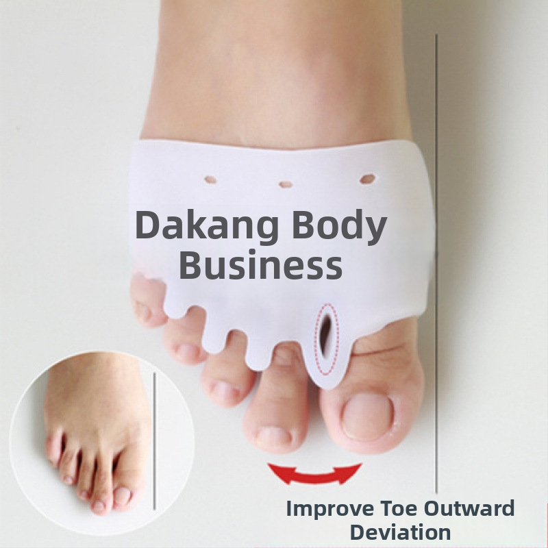 Директни продажби от фабриката, директна доставка от фабриката, коректор за Hallux Valgus, силиконов сепаратор за пет пръста на голямото стъпало