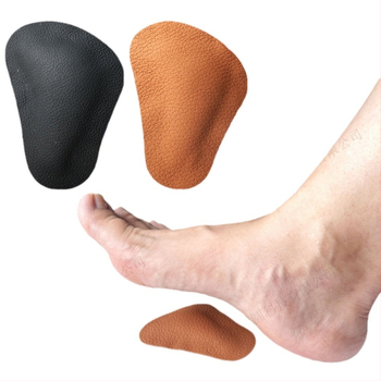 Nahkjala padi lameda jala jaoks isekleepuvad loomanahast sisetallad seismilised dekompressioonivõlvi toetavad sisetallad massaažipadi poole suurusega