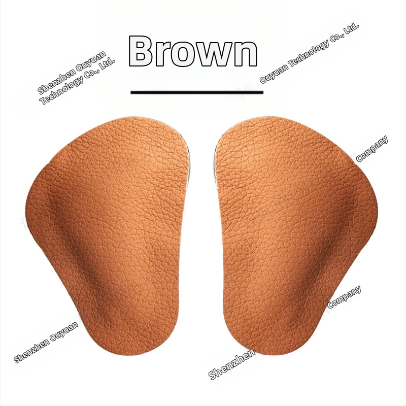 Nahkjala padi lameda jala jaoks isekleepuvad loomanahast sisetallad seismilised dekompressioonivõlvi toetavad sisetallad massaažipadi poole suurusega