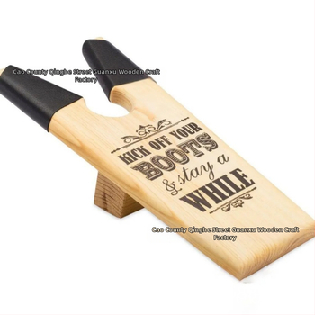 Дървена дъска за сваляне на чехли, помощна дъска за сваляне на обувки, каубойски скоба за ботуши, тежкотоварен инструмент за сваляне на обувки, лопатка за обувки, педал за чехли