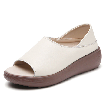 Διασυνοριακά μεγάλα μεγέθη 2025 νέα καλοκαιρινά σανδάλια εξωτερικού χώρου, γυναικεία μοντέρνα σανδάλια με αντιολισθητικό μαλακό πάτο, γυναικεία παπούτσια 35-43