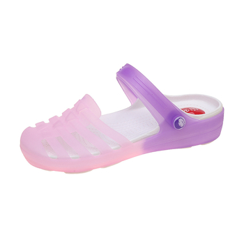 Γυναικείες Παντόφλες Baotou Plastic Sandals 2025 Νέα Καλοκαιρινά Παπούτσια Δύο Φορεμάτων με Κρύσταλλο και Τρύπες Ντοπαμίνης, Σανδάλια Rainy Day