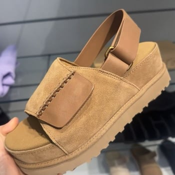 Sandale de plajă pentru femei, cu talpă groasă, cu cataramă pentru comerț exterior sporită, cu gură de pește și cârlig, de vară, casual, noi, cu un singur strat