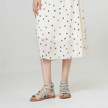 Νέα Γυναικεία Σανδάλια Amazon Cross Flat Roman Flat 2025, Casual, Καρό και Ευκολόχρηστα Γυναικεία Παπούτσια