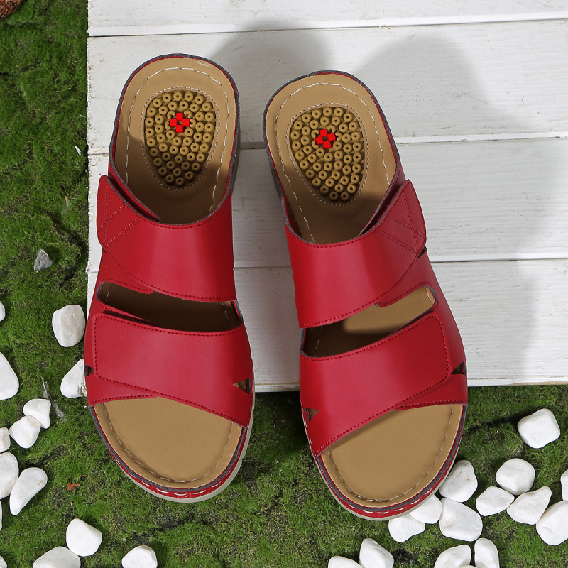 Ljetne nove europske i američke izvozne velike riblje usta s otvorenim prstima, moderne i udobne lijene sandale za plažu za žene