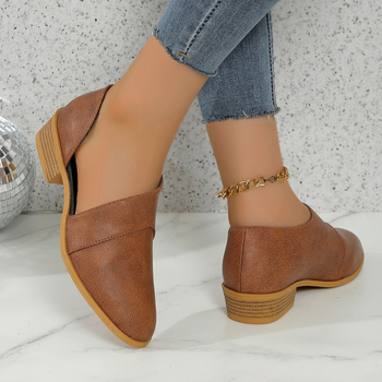 Γυναικείες Μπότες 2024 Φθινόπωρο και Χειμώνας Νέα Casual Παπούτσια με Χαμηλό Τακούνι στο Πλάι και Ρηχό Στόμα, Γυναικεία Φλατ Παπούτσια, Μεγάλο Μέγεθος, Στυλ Εξαγωγών