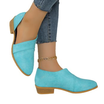 Γυναικείες Μπότες 2024 Φθινόπωρο και Χειμώνας Νέα Casual Παπούτσια με Χαμηλό Τακούνι στο Πλάι και Ρηχό Στόμα, Γυναικεία Φλατ Παπούτσια, Μεγάλο Μέγεθος, Στυλ Εξαγωγών