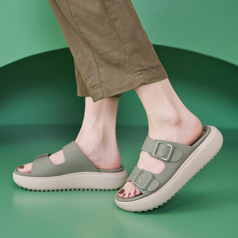 1138-6 în stoc 2025 papuci sport MD noi, cu fund gros, ușori, antiderapanți, confortabili, o generație de păr