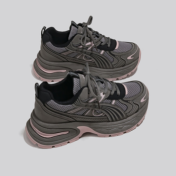 Παγκόσμια παπούτσια Torre υψηλής ποιότητας, αναπνεύσιμα και υψηλής ποιότητας, 2024 φθινόπωρο, νέα μόδα casual, γυναικεία sneakers με χοντρή σόλα