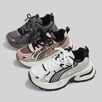 Παγκόσμια παπούτσια Torre υψηλής ποιότητας, αναπνεύσιμα και υψηλής ποιότητας, 2024 φθινόπωρο, νέα μόδα casual, γυναικεία sneakers με χοντρή σόλα