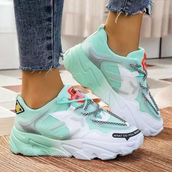 Εξωτερικό Εμπόριο Explosions plus size sneaker Torre Shoes Γυναικεία Ins Μοντέρνα παπουτσιά με χοντρό πλέγμα στο κάτω μέρος, αναπνεύσιμα αθλητικά παπούτσια για γυναίκες