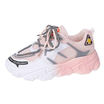 Εξωτερικό Εμπόριο Explosions plus size sneaker Torre Shoes Γυναικεία Ins Μοντέρνα παπουτσιά με χοντρό πλέγμα στο κάτω μέρος, αναπνεύσιμα αθλητικά παπούτσια για γυναίκες