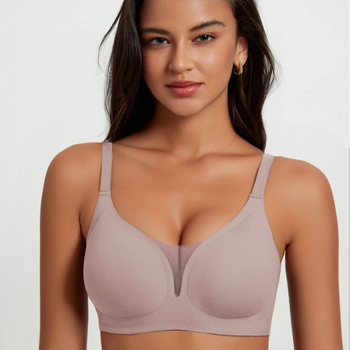 Piiriülene Euroopa ja Ameerika pluss-suuruses sügava V-võrgust aluspesu, naiste võrkpallipandlaga push-up rinnahoidja, väliskaubandus