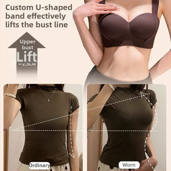 Naiste aluspesu, väikese rinnakorviga push-up rinnahoidja, suure rinnakorviga lõtvumisvastane, kokkuvolditud rindadega reguleeritav, terasest rõngastega, jälgi jätmata rinnahoidja