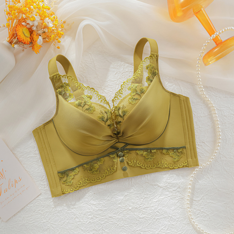 Traatvaba, õmblusteta, külgtoetav, väikest rinda suurendav, lõtvumisvastane, hingav pitsääris, seksikas ja mugav naiste rinnahoidja