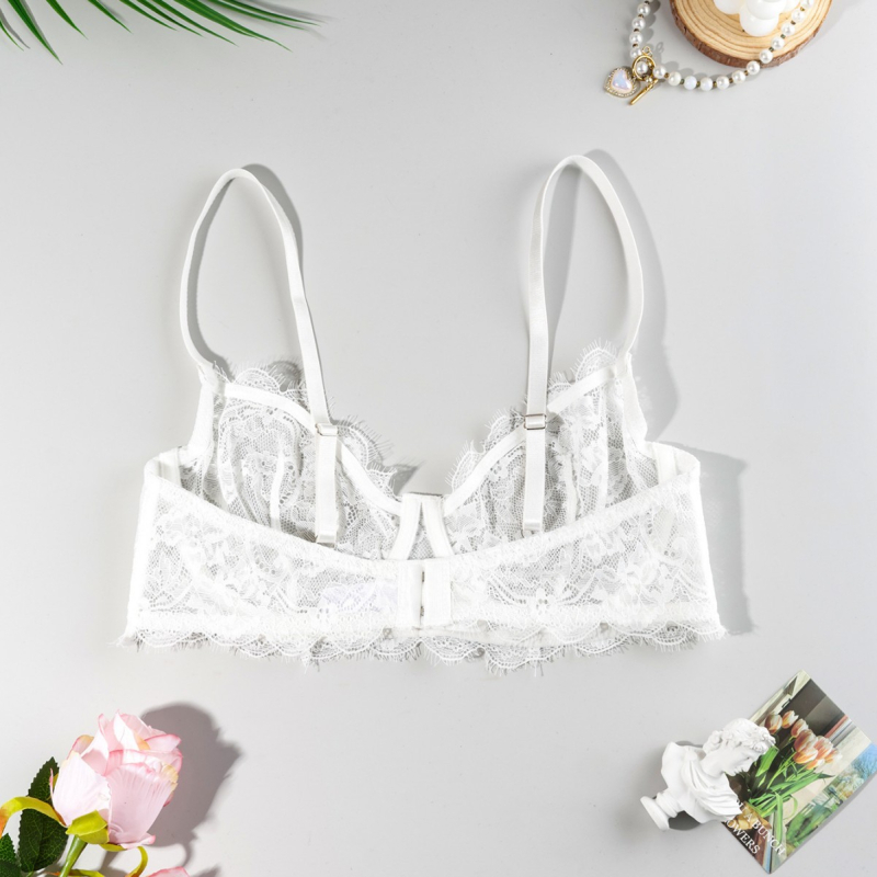 Tarpvalstybinis populiarus „Temu Amazon Intimates“ nėrinių kostiumas su plieniniais žiedais, reguliuojamais pečių dirželiais, parduodamas tiesiogiai iš gamyklos, kvėpuojantis ir liekninantis.